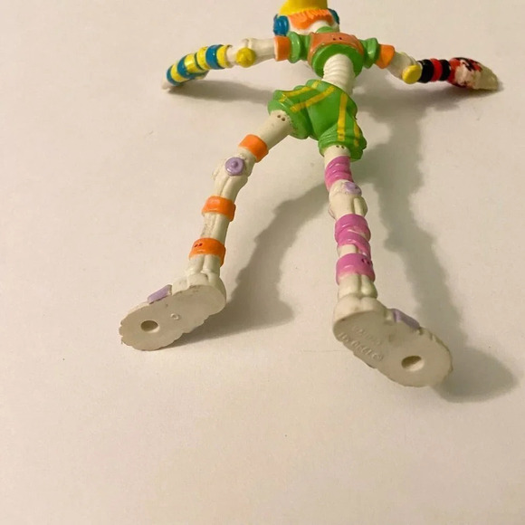 Vintage 1990 Mattel Slammers  Action Figure Skeleton Bendy Bendable - Picture 7 of 10